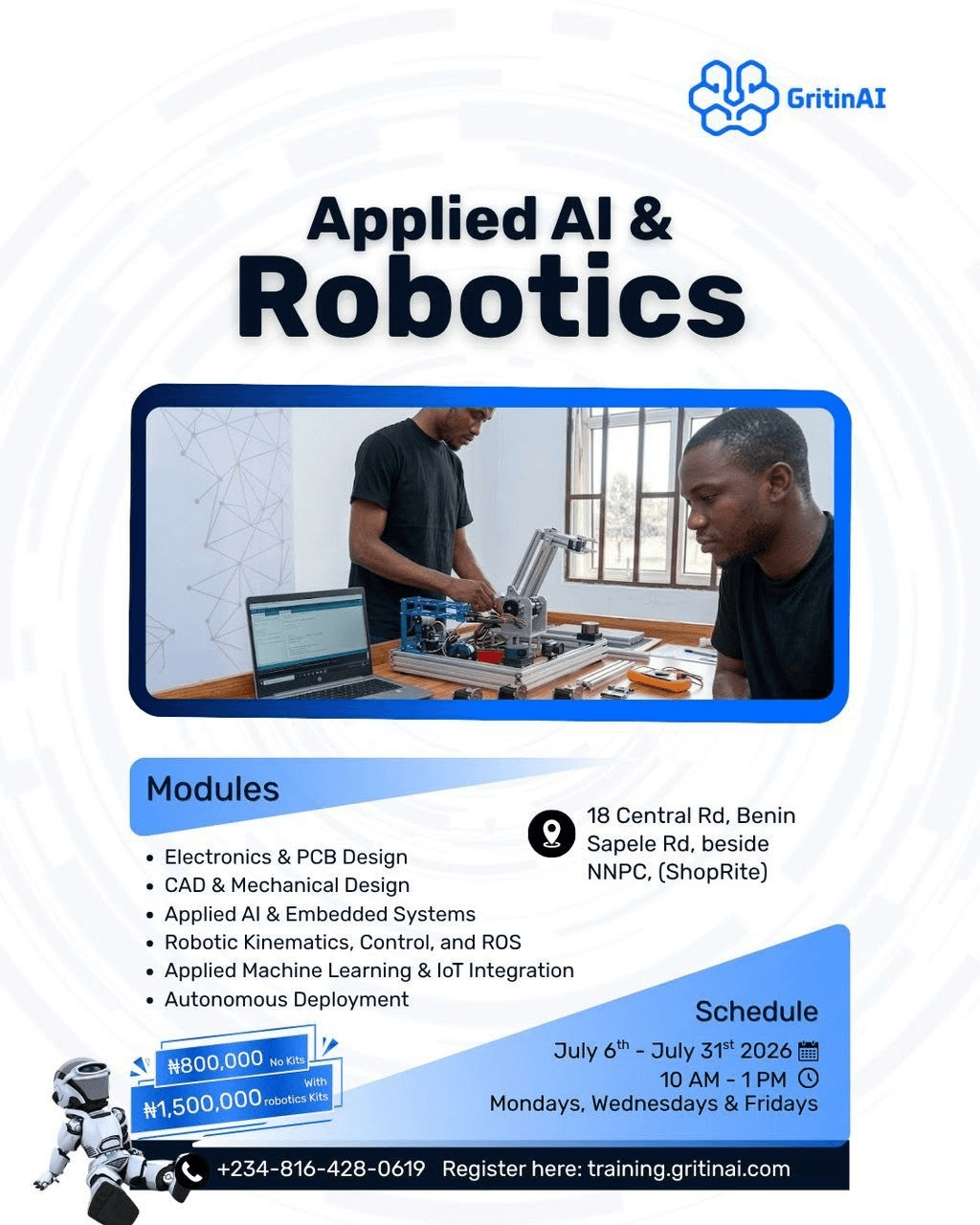 Applied AI & Robotics Training